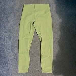 Green Lululemon leggings